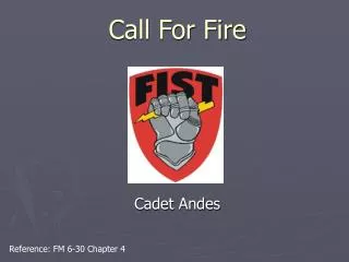 Call For Fire