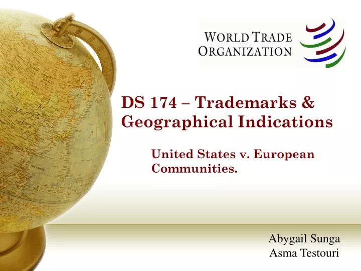 ds 174 trademarks geographical indications
