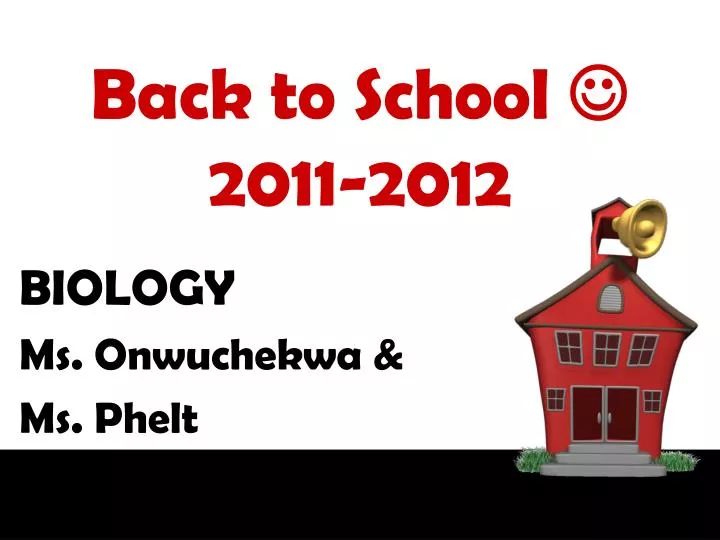 back to school 2011 2012
