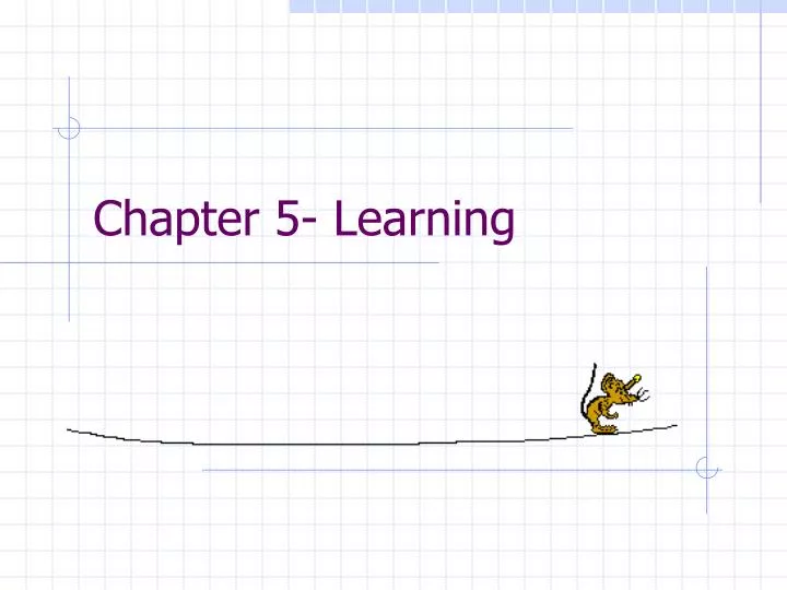 chapter 5 learning