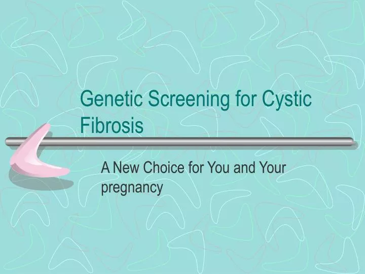 genetic screening for cystic fibrosis