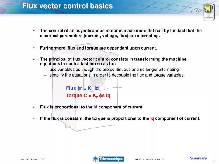 flux vector control basics