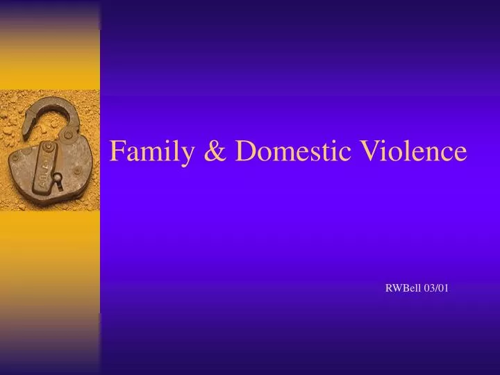 family domestic violence