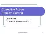 Corrective Action Problem Solving - slide 1