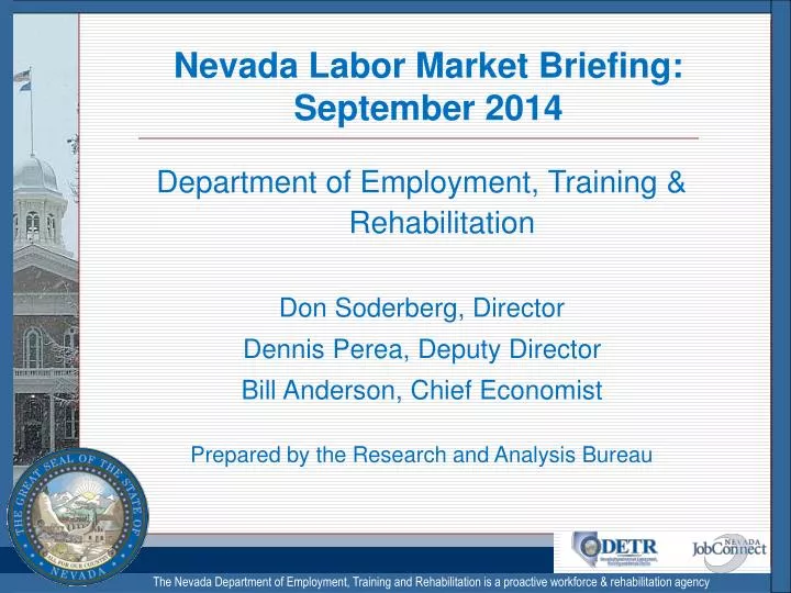 nevada labor market briefing september 2014