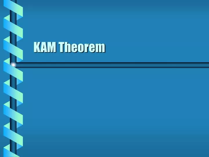 kam theorem