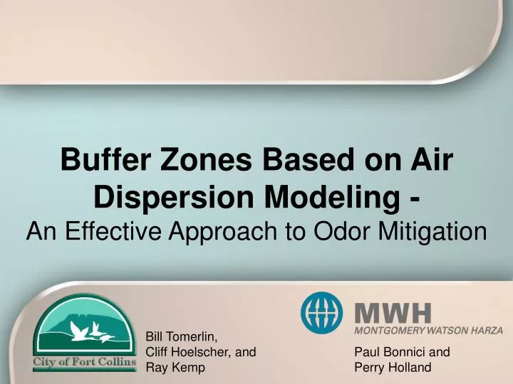 buffer zones based on air dispersion modeling an effective approach to odor mitigation