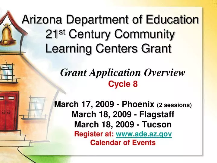 arizona department of education 21 st century community learning centers grant