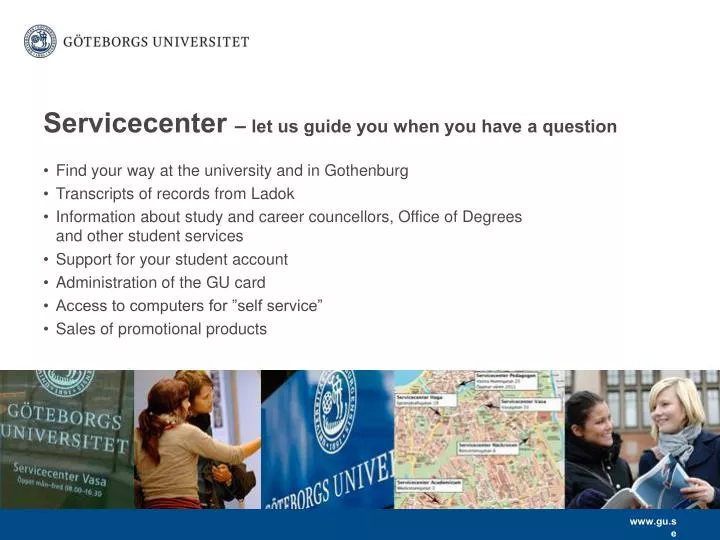 servicecenter let us guide you when you have a question