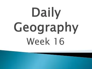 Daily Geography