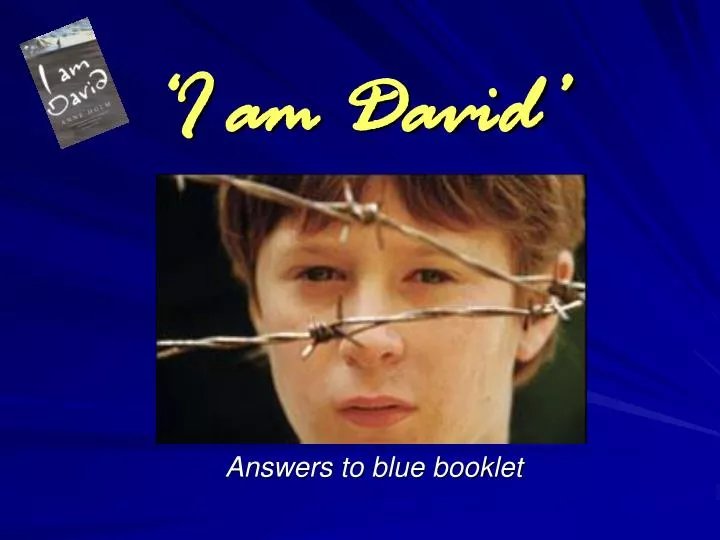 i am david