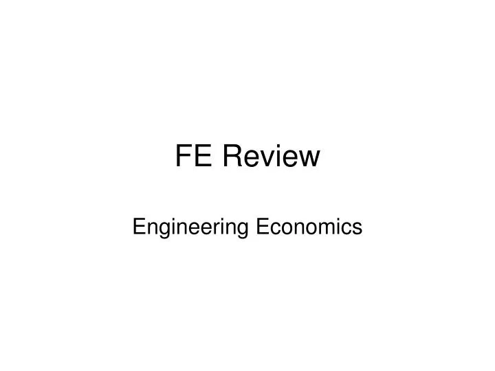 fe review