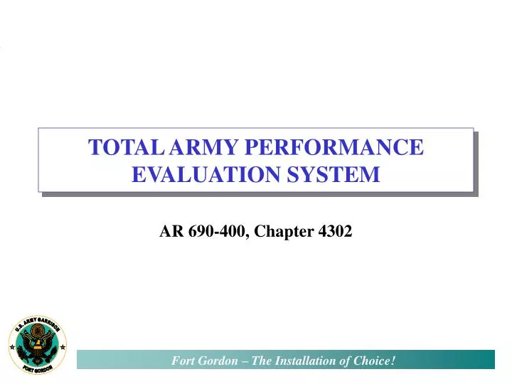 total army performance evaluation system