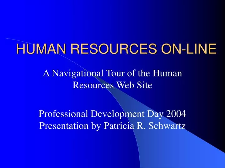 human resources on line