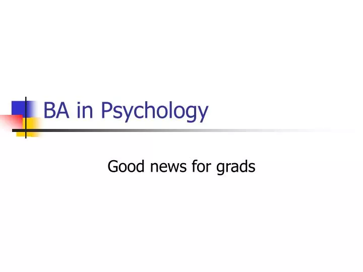 ba in psychology