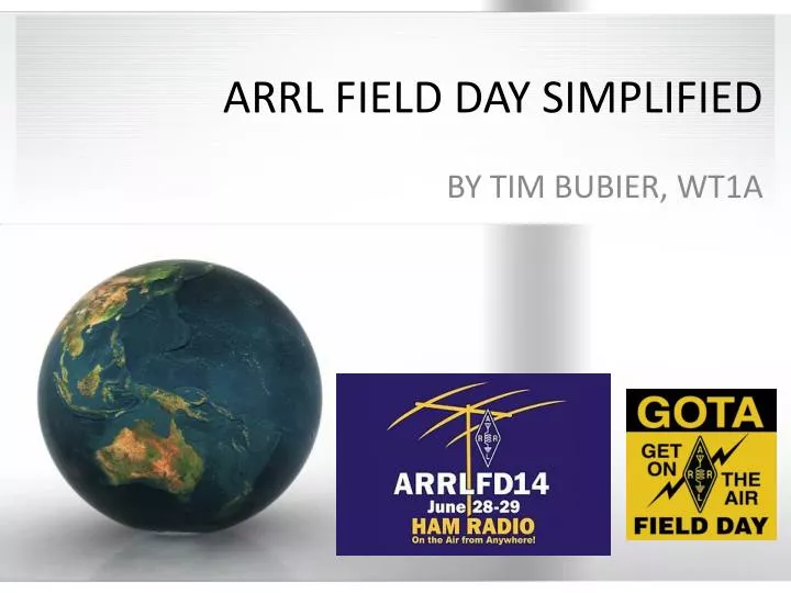 arrl field day simplified