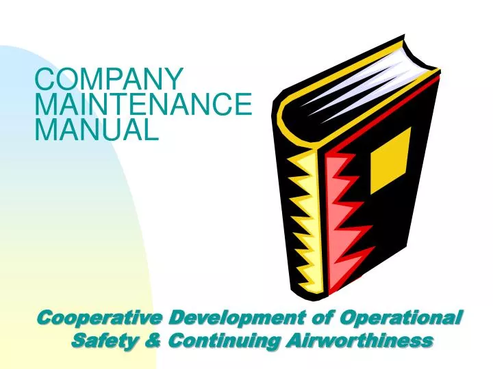 company maintenance manual