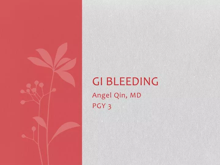 gi bleeding