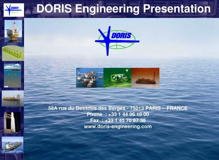 doris engineering presentation