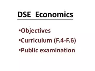 DSE Economics