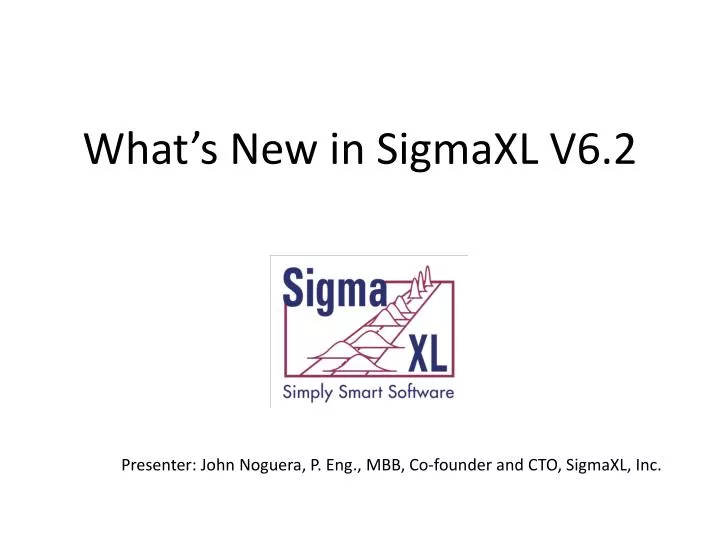 what s new in sigmaxl v6 2