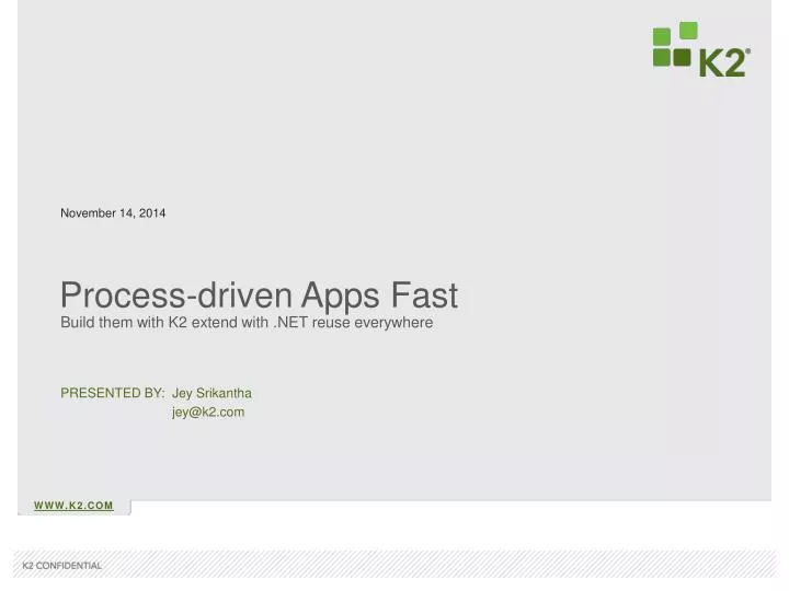 process driven apps fast