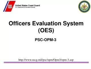 Officers Evaluation System (OES)