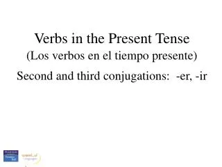 Verbs in the Present Tense