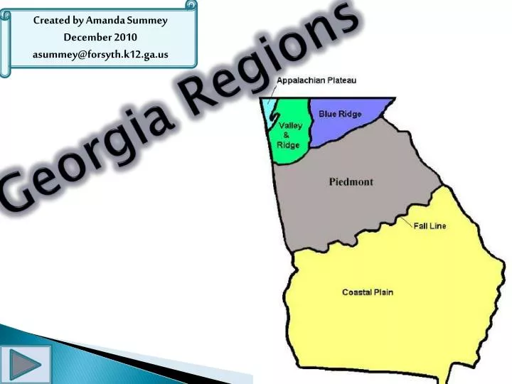 georgia regions