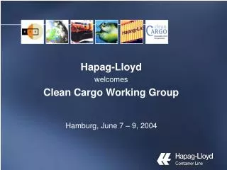 Hapag-Lloyd welcomes Clean Cargo Working Group