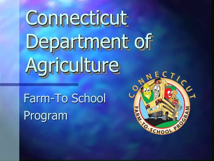 connecticut department of agriculture