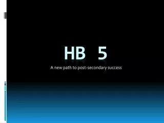HB 5