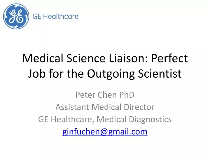 medical science liaison perfect job for the outgoing scientist