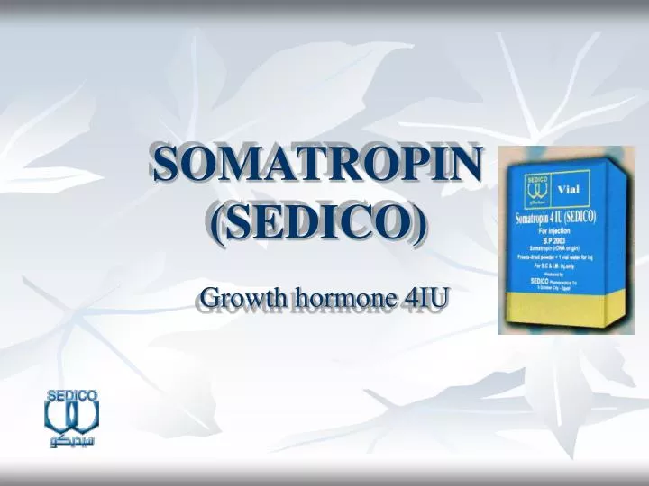 somatropin sedico
