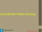Quickbooks Online Hosting - slide 1
