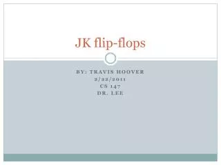 JK flip-flops