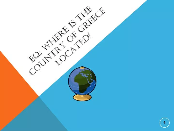 eq where is the country of greece located