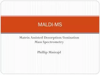 MALDI-MS