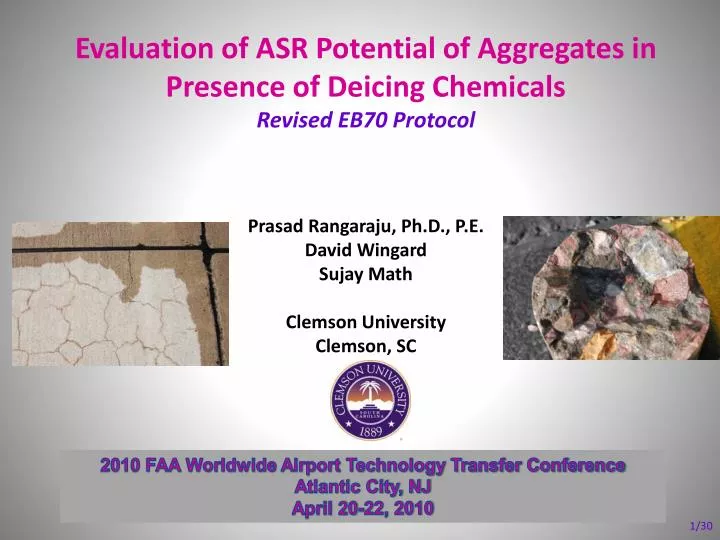 evaluation of asr potential of aggregates in presence of deicing chemicals revised eb70 protocol