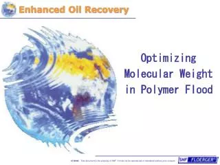 Enhanced Oil Recovery