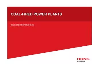 COAL-FIRED POWER PLANTS