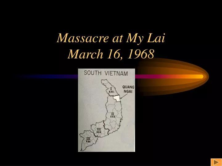 massacre at my lai march 16 1968