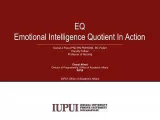 EQ Emotional Intelligence Quotient In Action