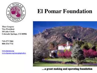 El Pomar Foundation