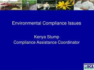 Environmental Compliance Issues