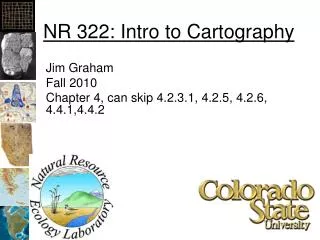 NR 322: Intro to Cartography