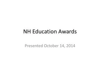 NH Education Awards