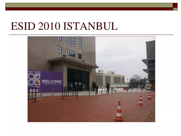 esid 2010 istanbul