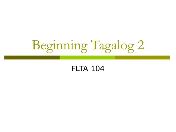 beginning tagalog 2