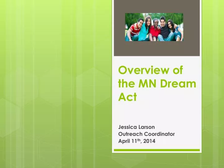 overview of the mn dream act